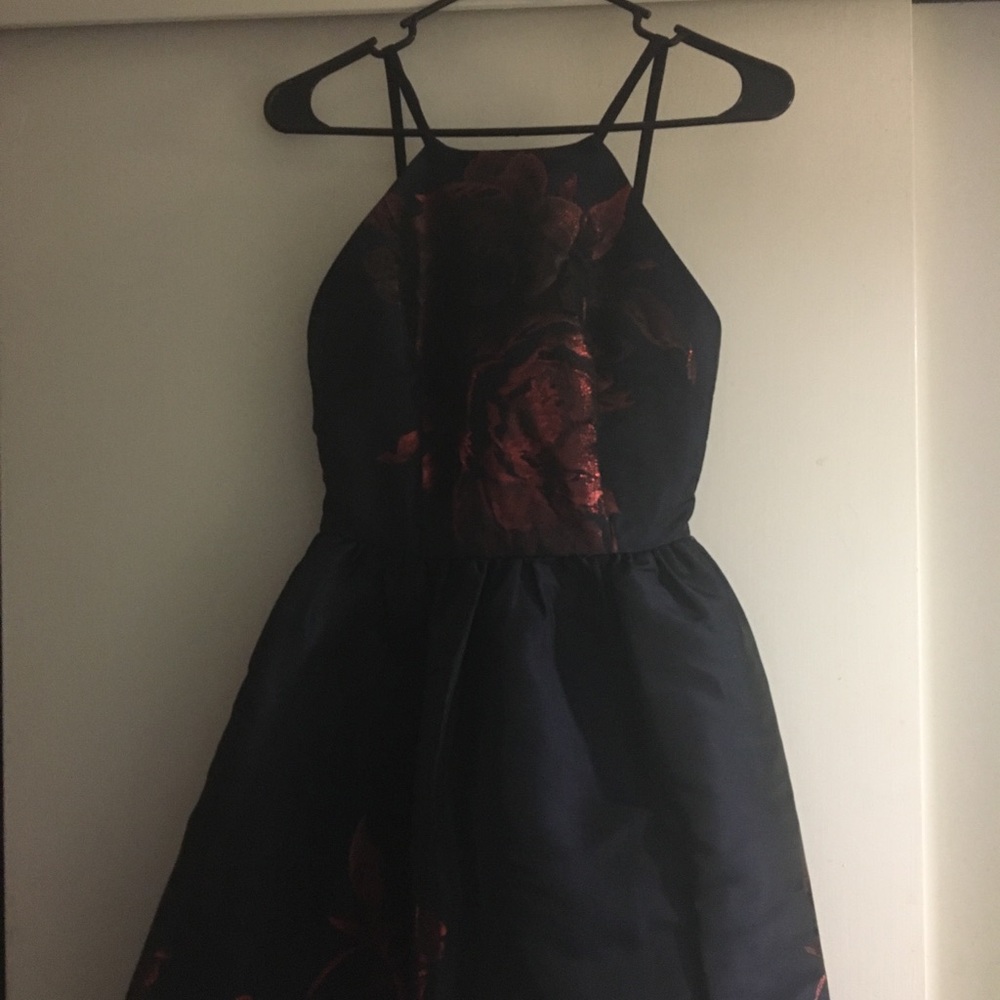 Navy blue homecoming dress